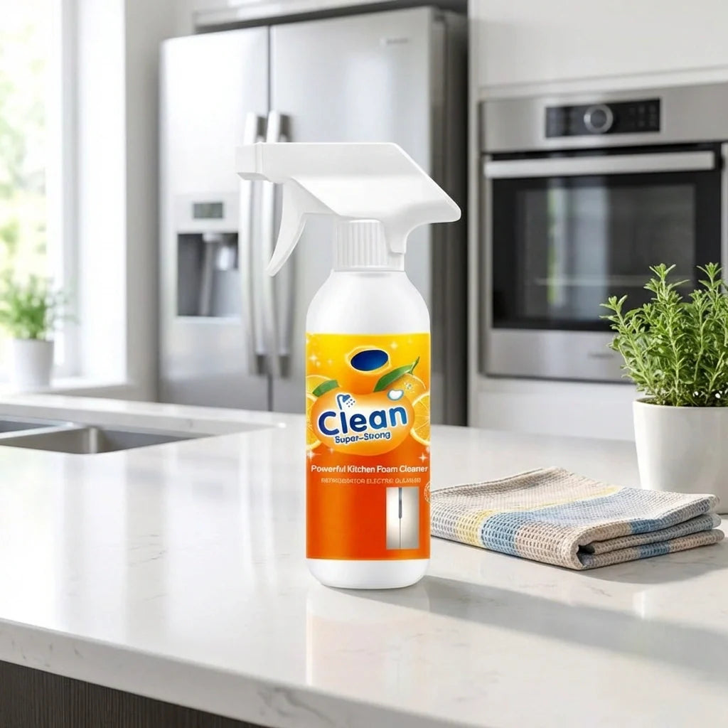Clean Super Strong Powerful Kitchen Foam Cleaner 500 ml Pack of 2