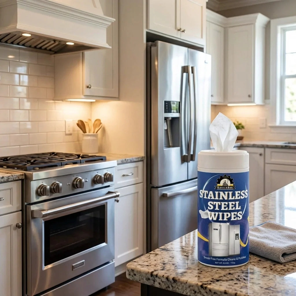 Stainless Steel Cleaning Wipes (130gm)