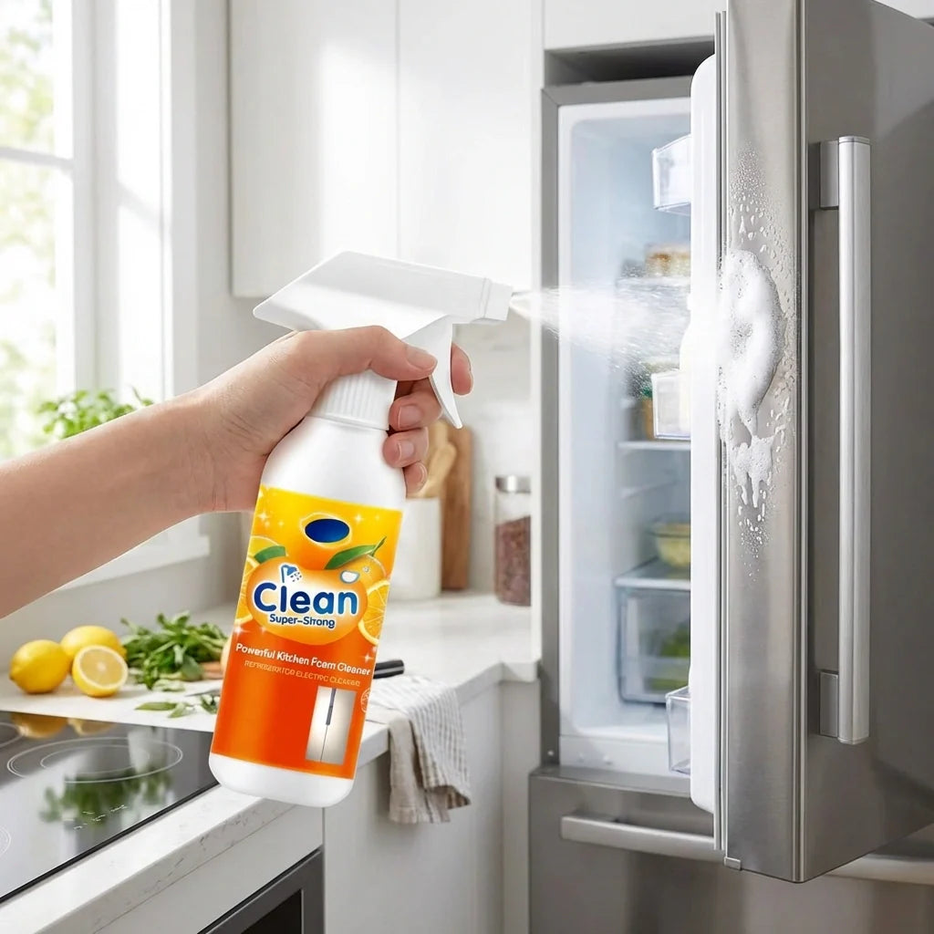 Clean Super Strong Powerful Kitchen Foam Cleaner 500 ml Pack of 2