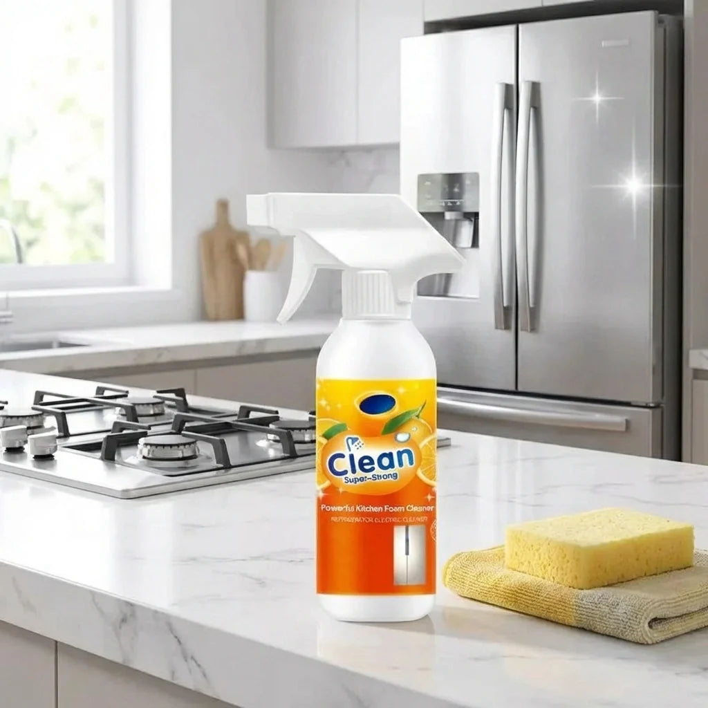 Clean Super Strong Powerful Kitchen Foam Cleaner 500 ml Pack of 2