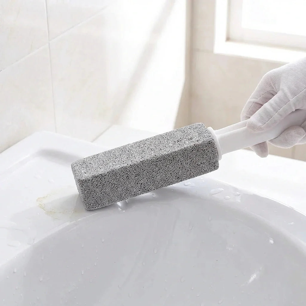 Metal 2 Pcs Toilet Cleaner Brush With Handle (Pack of 2)