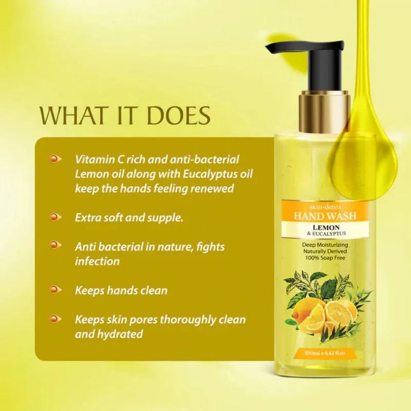 Lemon & Eucalyptus Skin-Detox Hand Wash (250 ml)